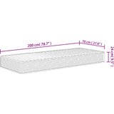  Madrac od pjene srednje mekani 70x200 cm | shoptok.hr