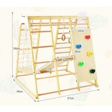  8-u-1 penjački okvir, unutarnji drveni penjalica, dim. 127 x 118 x 138 cm | shoptok.hr