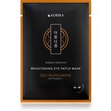 KORIKA Korean Heritage Brightening Eye Patch Mask Jeju Mandarine & Vitamin C posvjetljujuća maska za okoloočno područje 2 kom | shoptok.hr