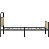  Posteljni okvir brez vzmetnice 100x190 cm sonoma hrast inž. les, (21609563) | Shoptok.si