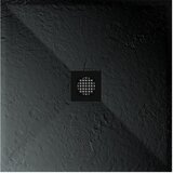 Astral lithos tuš kada 100x100 - liveni mermer crna Cene