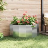  Sadilica Srebrno 120 x 60 x 50 cm Cinkani čelik | shoptok.hr