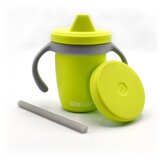BBLÜV Sippy Küp šalica za učenje pijenja Lime 4m+ 240 ml | shoptok.hr