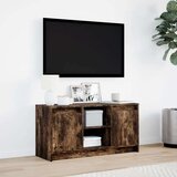 vidaXL TV ormarić s LED svjetlima boja hrasta 100x34x50 cm drveni | shoptok.hr