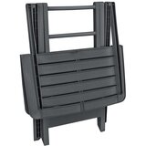  3-dijelni sklopivi bistro set plastični antracit | shoptok.hr