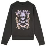 Scalpers Sweater majica 'Skull Festival' tamo siva / miks boja