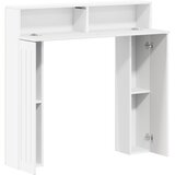  Okvir za kamin Bijela visokog sjaja 102 x 18 x 100,5 cm | shoptok.hr