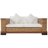 vidaXL 2-dijelni set sofa od prirodnog ratana s jastucima | shoptok.hr