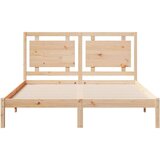  Dugi okvir kreveta bez madraca 140 x 220 cm masivno drvo | shoptok.hr