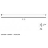 Dawn magnetic slim svetiljka led26 - 600F 20W 3000K 150° 48V dc crna | Eponuda.com