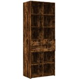  Visoka komoda boja hrasta 70x42,5x185 cm od konstruiranog drva | shoptok.hr