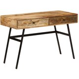 vidaXL pisalna miza s predali trden mangov les 110x50x76 cm | Shoptok.si