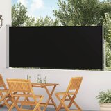  Uvlačiva bočna tenda za terasu 120 x 500 cm crna | shoptok.hr