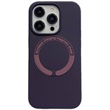  futrola leather case silikon magsafe za iphone 14 pro (6.1) ljubicasta Cene
