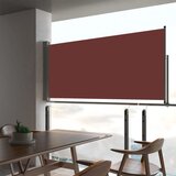 vidaXL Zložljiva stranska tenda za teraso 60x300 cm rjava Cene