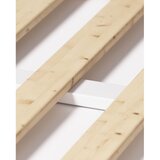 Kave Home Bela otroška postelja iz masivne bukve v obliki hiške z letvenim dnom 90x190 cm Maralis – | Shoptok.si