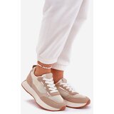 Boto Women's Sports Shoes With Mesh On Platform Khaki Poova | shoptok.hr