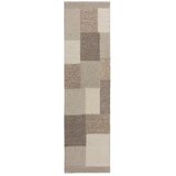 Flair Rugs Bež ročno tkan tekač iz mešanice volne 60x230 cm Minerals Patchwork – Cene