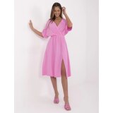 Italy Moda Dress-MI-SK-121008.84-pink | Shoptok.si