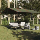 vidaXL Ponjava za kampiranje olivno zelena 451x420 cm vodoodporna | Shoptok.si