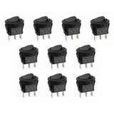 Delight 10x vgradno stikalo 16A 12V DC modra LED Cene