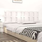  Posteljno vzglavje belo 205,5x4x100 cm trdna borovina, (20684307) | Shoptok.si