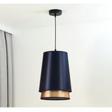  Duolla - Visilica na sajli BELL SHINY 1xE27/15W/230V prečnik 25 cm plava/bakrena | Eponuda.com