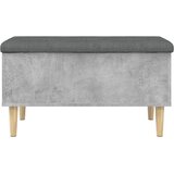  Klupa za pohranu siva boja betona 82x42x46 cm konstruirano drvo | shoptok.hr
