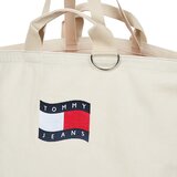 Tommy Jeans Nakupovalne torbe TJW WAVE FLAG MED TOTE Bež | Shoptok.si