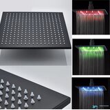 EYN LED podometni tuš sistem črne ali krom barve | tuš panel PT50089 — Krom — 30 cm | Shoptok.si