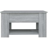  Stolić za kavu siva boja hrasta 79x49x41 cm konstruirano drvo | shoptok.hr