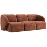 Makamii Sedežna garnitura iz šenilje v barvi terakote 244 cm Lani – | Shoptok.si