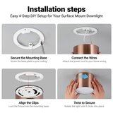  Immax NEO 07319L - LED prigušiva RONDATE plafonsko svetlo 18W/230V 11,5 cm Wi-Fi Tuya ružičasta | Eponuda.com