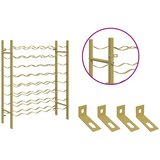  Stalak za vino za 48 boca zlatni metalni | Eponuda.com