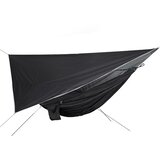 INF Mrežasti hamak z 210T najlonom in zaščitno ponjavo za kampiranje Black, (5000290002) Cene