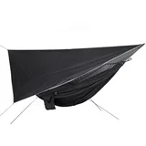Mrežasti hamak z 210T najlonom in zaščitno ponjavo za kampiranje Black, (5000290002)