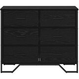  Komoda s ladicama 2 pcs Crni hrast 91 x 35,5 x 74,5 cm | shoptok.hr