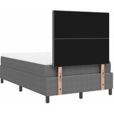  LED Box Spring Krevet Svijetlo siva i bijela. 120 x 200 cm | shoptok.hr