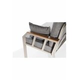 Hanah home baštenska garnitura nergiz 3+1+1 milky brown | Eponuda.com