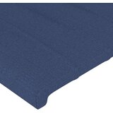  Uzglavlje s ušima plavi 183x16x118/128 cm od tkanine | shoptok.hr