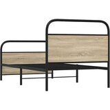 vidaXL Okvir kreveta bez madraca boja hrasta sonome 90 x 200 cm drveni | shoptok.hr