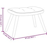  Gugalni stol s stolčkom črn žamet, (20804164) | Shoptok.si