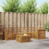  Set vanjskih sofa 6 kom. Prirodna Poliester | shoptok.hr