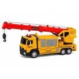 Truck with Crane and Vehicle Transporter Lights Sounds Yellow | Shoptok.si