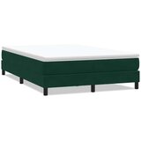 Box Spring krevet bez madraca tamnozeleni 160x210 cm samt | Eponuda.com