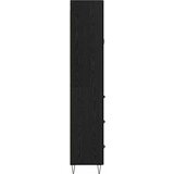  Highboard Crni hrast 69,5 x 34 x 90 cm Konstruirano drvo Slike