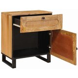  Noćni ormar Prirodna 50 x 33 x 60 cm Čvrsto drvo manga | Eponuda.ba