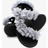 Resti Grey women's sandals with flowers Alferroy | Shoptok.si