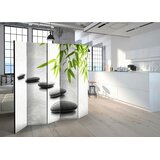 Artgeist PARAVAN 225/172/3 cm zelena, sivobela | Shoptok.si