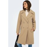 Only Prehoden plašč 'ONLADINA' temno bež | Shoptok.si
